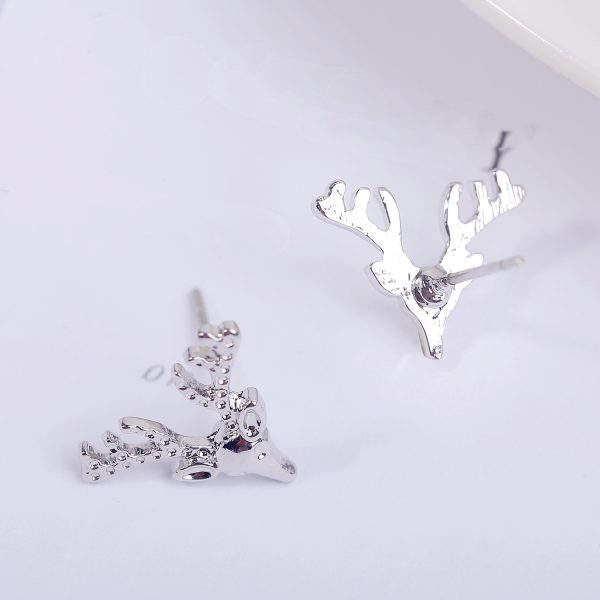 Christmas Snowflake Elk Santa Claus Earrings