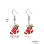 Trendy Festive Christmas Boots Ear Hooks