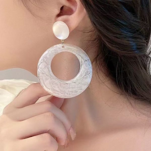 Geometric Circles Unique Niche Designs Exaggerated Simple Premium Hundred Earrings