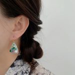 French Baroque Enameled Natural Fashion Simple Vintage Niche Earrings