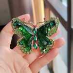 Premium Crystal Large Butterfly Fashion Brooch Antique High Grade Hundred Coat Corsage